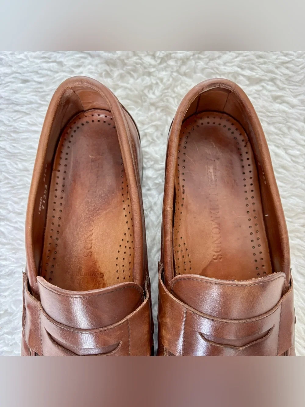 Allen Edmonds Classic Brown Leather Penny Loafers - Men's Dress Casual Sz 10.5 D